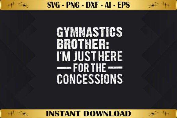 Gymnastics Brother: A Dynamic Graphics Choice for T-Shirt Designs