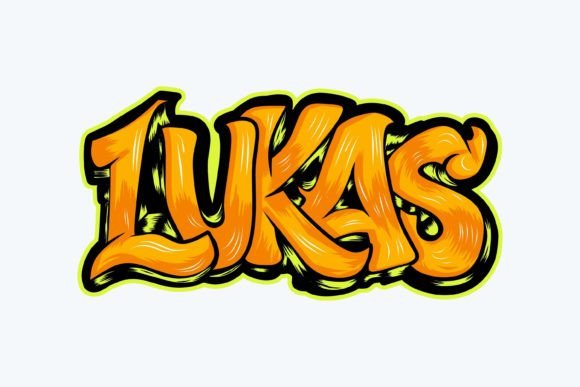 Lukas: A Bold Graffiti Lettering Design