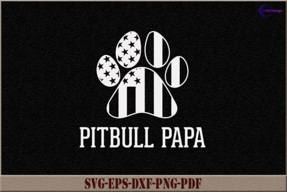 Pitbull Papa SVG: A Versatile Graphics Asset for Crafts